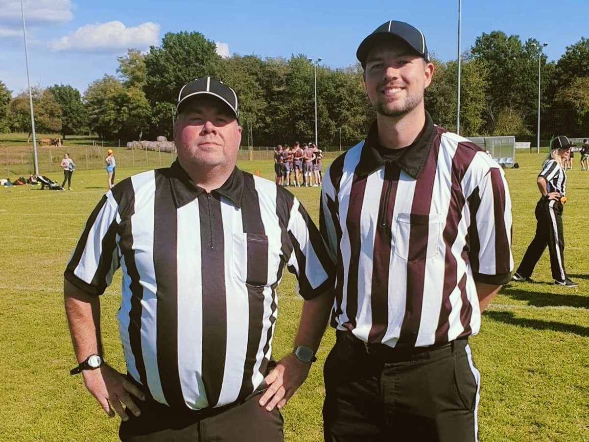 Agebrink och Lindström under Champions Bowl 2022