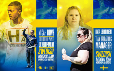 Ny ledarstab tar form i damlandslaget i flaggfotboll